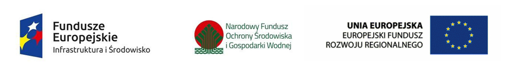 logo Infrastruktura i Środowisko, Unia Europejska Fundusz Rozwoju Regionalnego