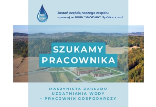 Maszynista Zakładu Uzdatniania Wody -  Pracownik gospodarczy