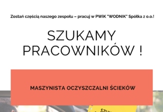Maszynista Oczyszczalni Ścieków