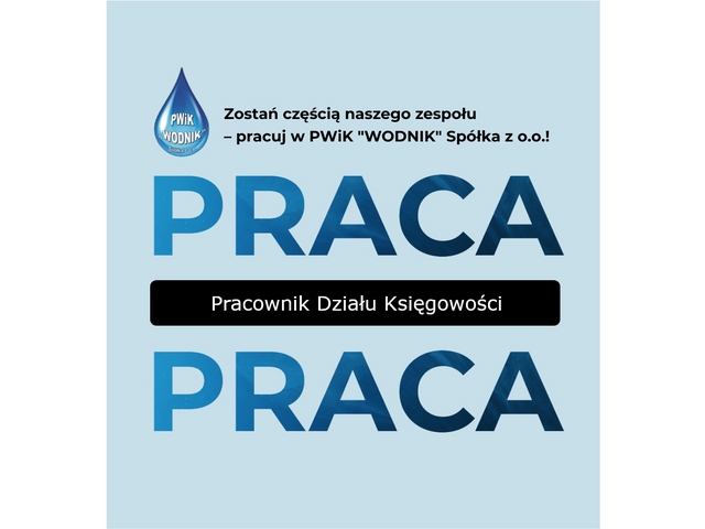 Pracownik Działu Księgowości