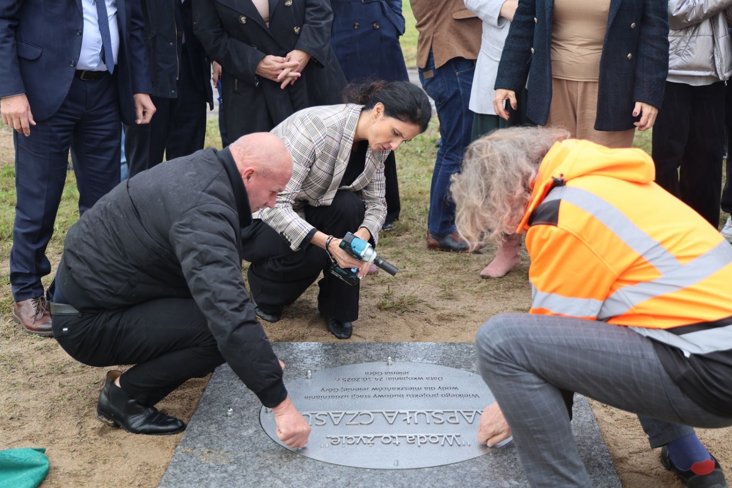 Uroczyste wkopanie "Kapsuły Czasu". Symboliczna inauguracja projektu.